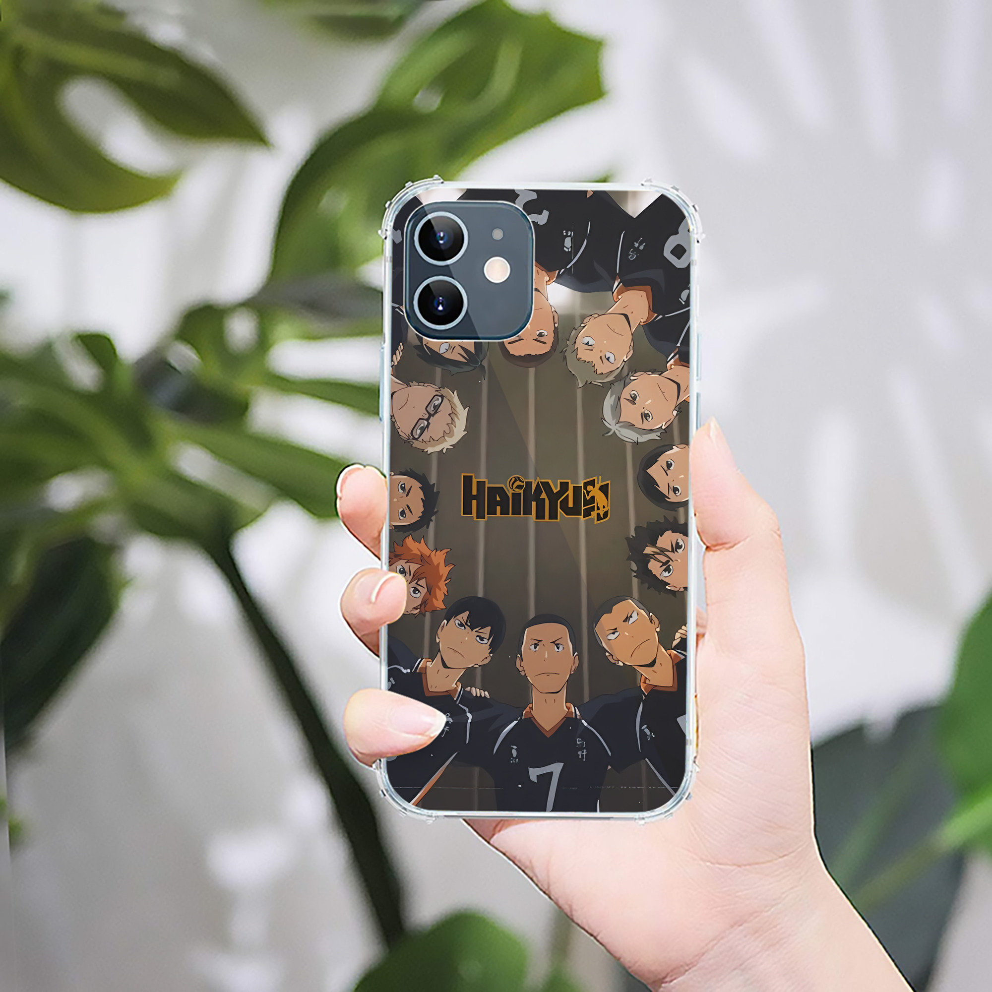 （画像用） ハイキュー!! Haikyu!! 【iPhone 12シリーズ対応】透明スマホケース（クリアソフトケース）